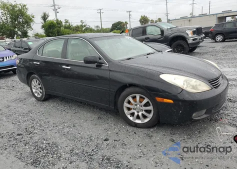 2002 Lexus Es 300 from USA, damaged, VIN JTHBF30G325020849